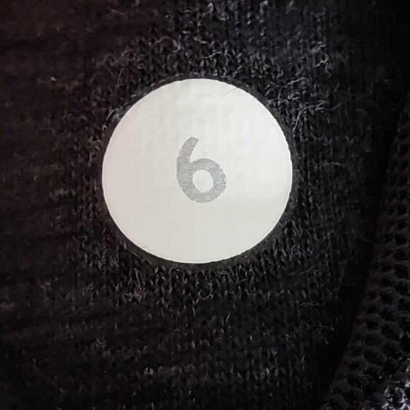 Lululemon Insculpt Zip Jacket Mock Neck Size 6 Heathered Black Gray Ponte Knit - Picture 7 of 11